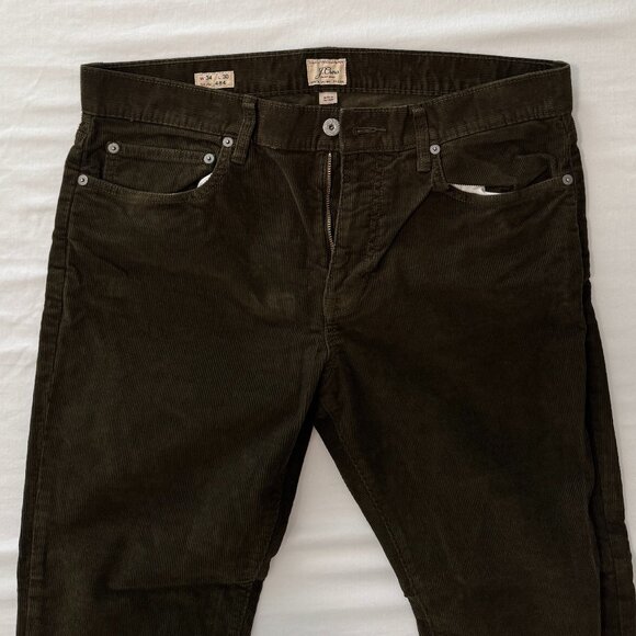 J Crew Men's 484 Slim Corduroy Pant Size: 34x30 NEW! - Picture 1 of 2